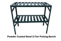 Powder Coated Steel 2-Tier Potting Bench for Grandio