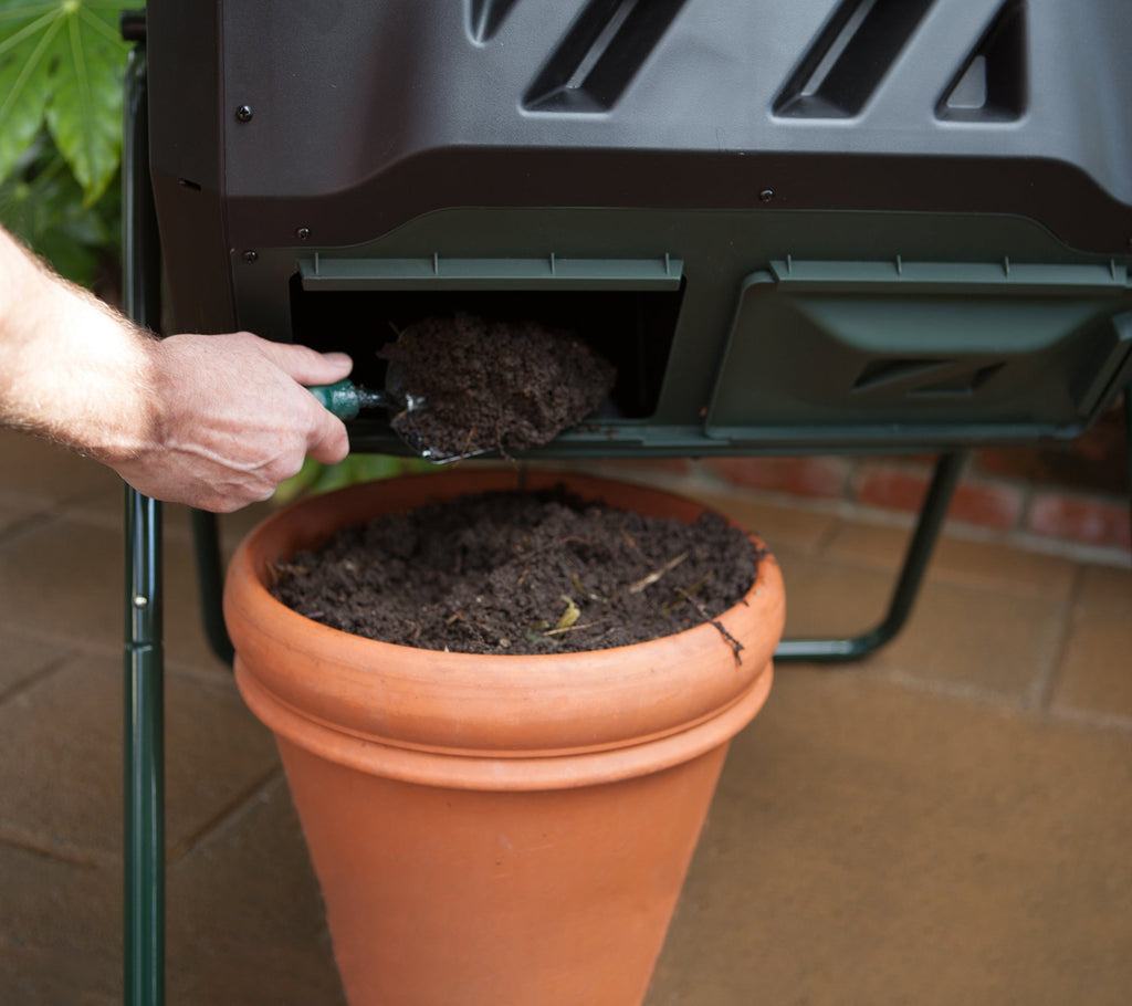 Exaco Mr. Spin® Dual Compartment Compost Tumbler
