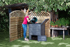 Thermo Wood™ Compost Bin with Soil Fence