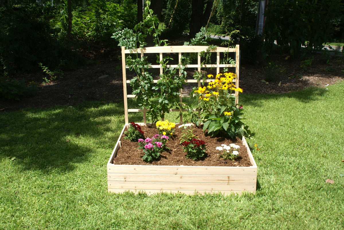 Eden™ 4'X11"X4' Raised Garden Bed with 44in Trellis