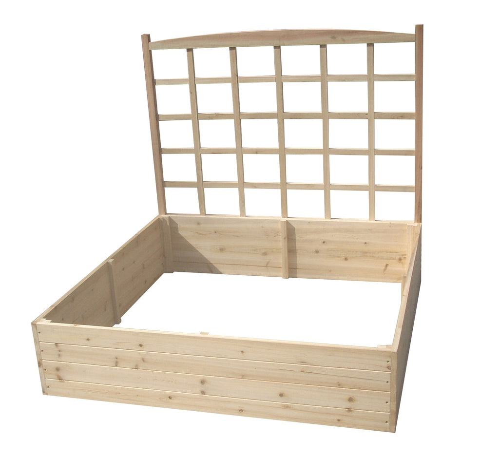 Eden™ 4'X11"X4' Raised Garden Bed with 44in Trellis