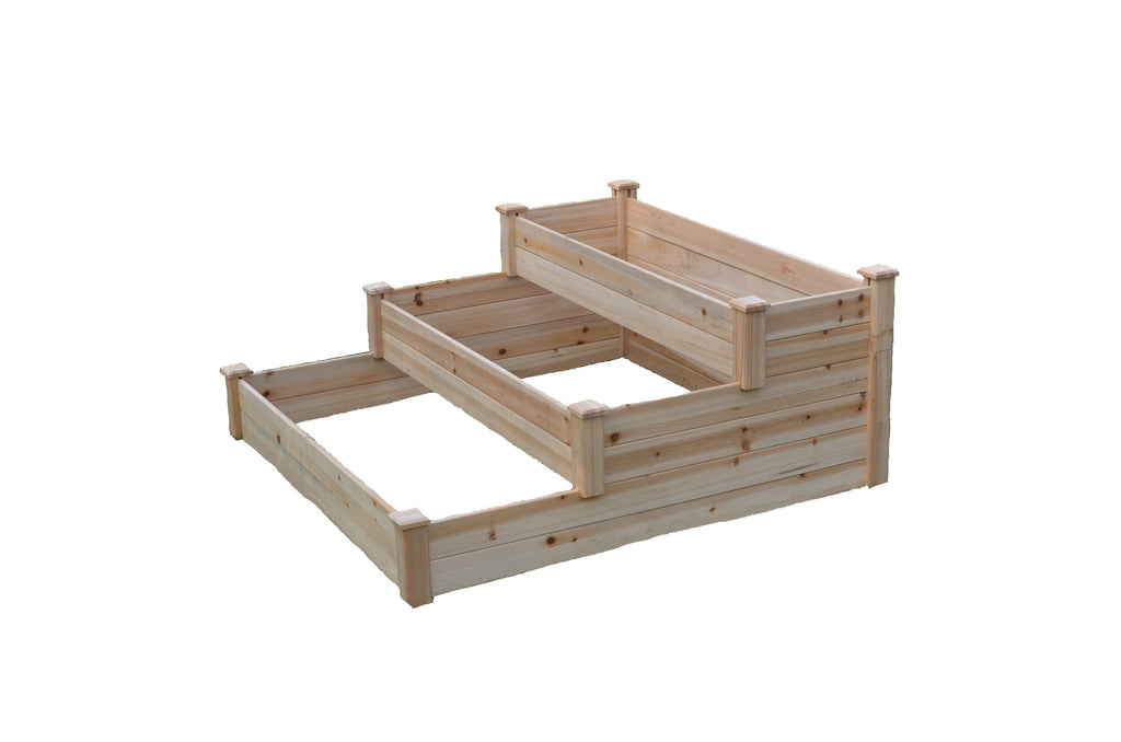 Eden™ 4'X18"X4' Waterfall / Pyramid Garden Bed Kit