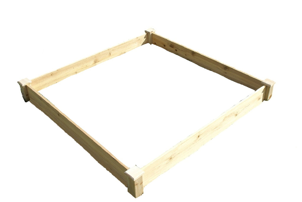 Eden™ 4'X5"X4' Fir Wood Raised Garden Bed