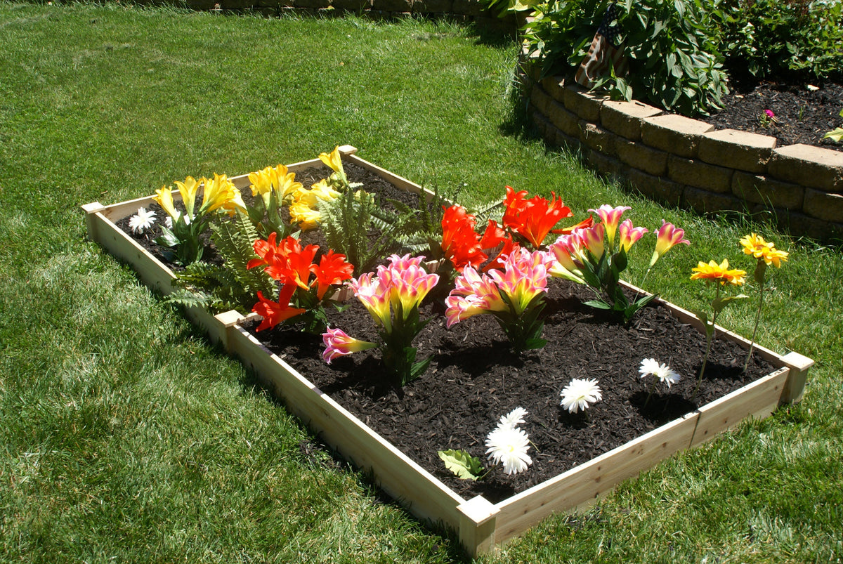 Eden™ 4'X5"X8' Fir Wood Raised Garden Bed