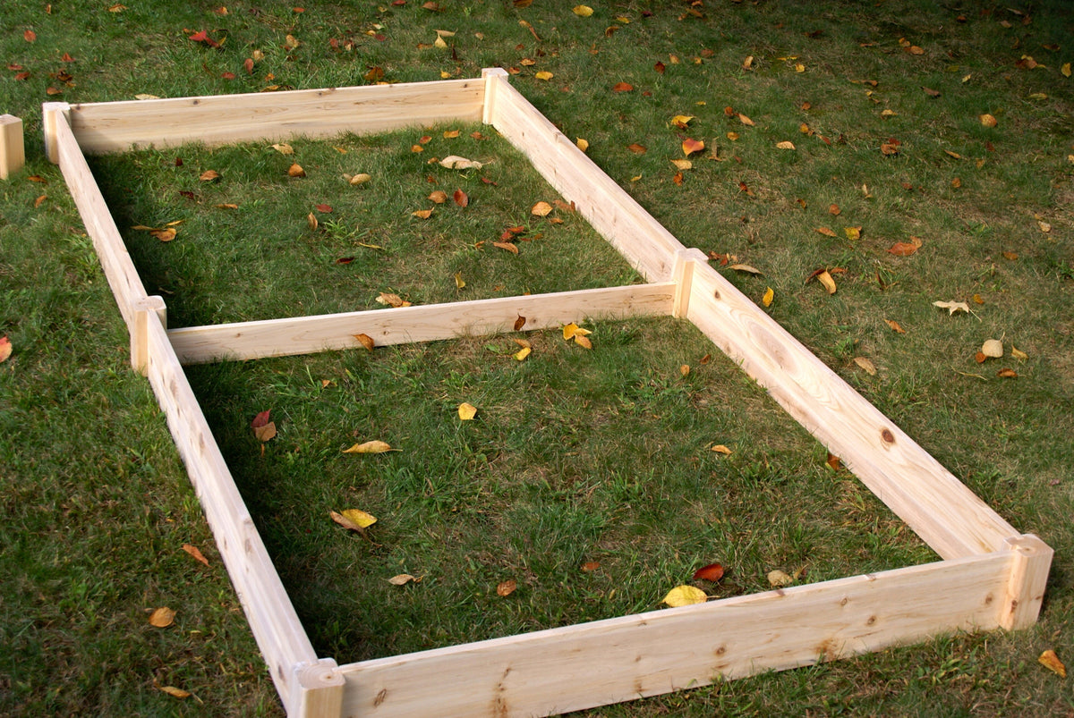 Eden™ 4'X5"X8' Fir Wood Raised Garden Bed