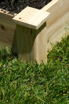 Eden™ 4'X5"X8'X11' Duo Step Layer Fir Wood Garden Bed