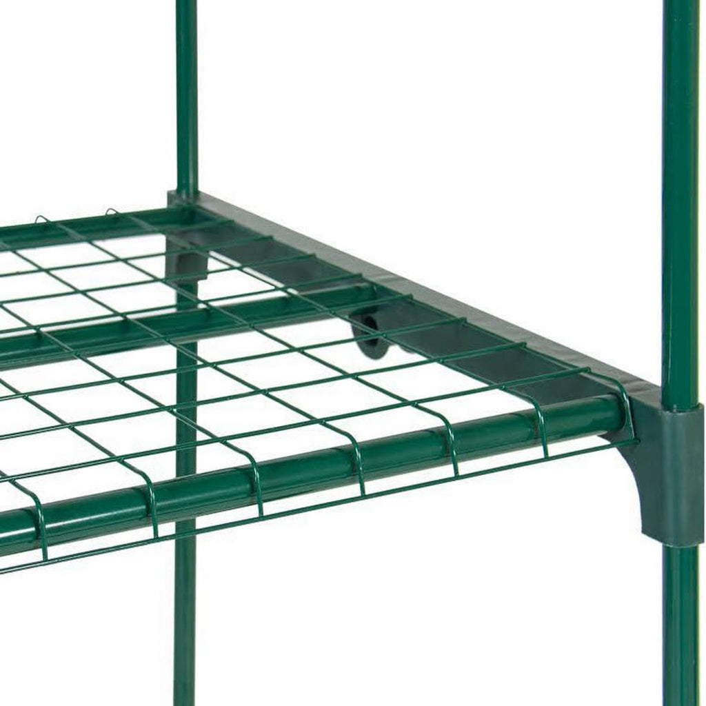 Genesis™ 4 Tier 3X6X2.ft Portable Rolling Greenhouse with Cover