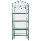 Genesis™ 4 Tier 3X6X2.ft Portable Rolling Greenhouse with Cover