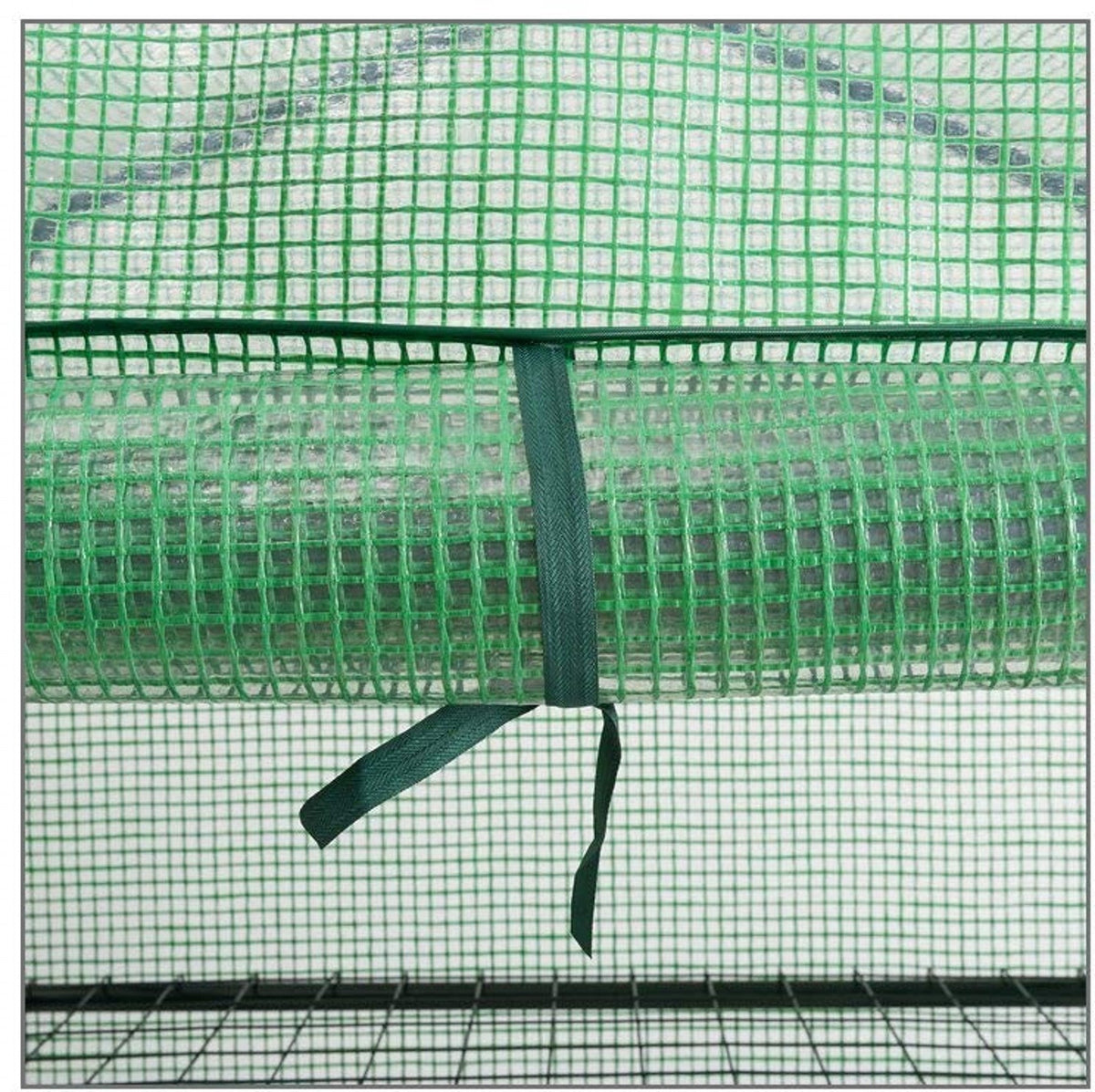 Genesis™ 4 Tier 3X6X2.ft Portable Rolling Greenhouse with Cover