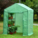 Genesis™ 5X6X4.ft Portable Walk In Greenhouse  with Heavy Duty Opaqua Cover