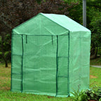 Genesis™ 5X6X4.ft Portable Walk In Greenhouse  with Heavy Duty Opaqua Cover