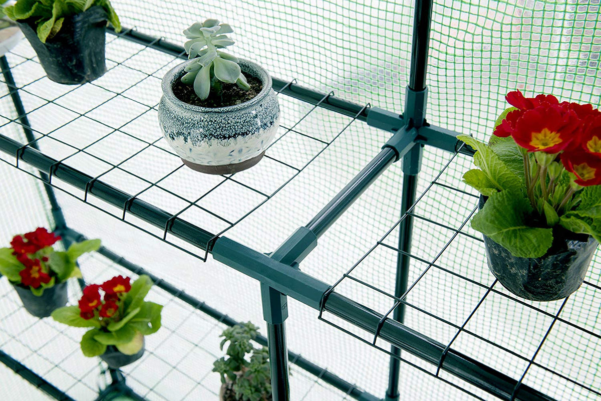 Genesis™ 5X6X4.ft Portable Walk In Greenhouse  with Heavy Duty Opaqua Cover
