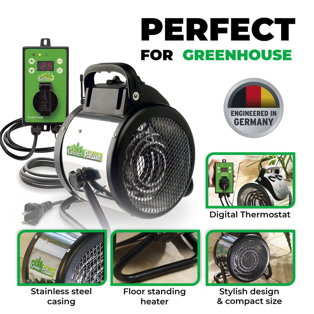 Palma™ Greenhouse Fan Heater- 2 Years Warranty